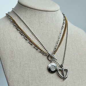Silver Heart Pendant Necklace